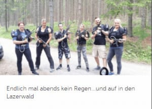 Gruppenbild LaZer Spieler