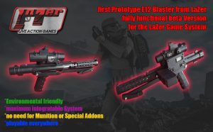 LaZer E12 Blaster Prototype LaserTag Preview