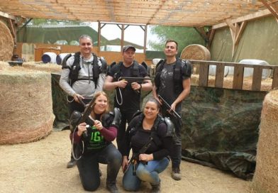 Pixelconnect und Freunde beim Lasergame indoor in Liebenfels