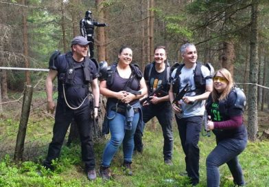 Die Laser Spieler von Pixelconnect in unserem Wald
