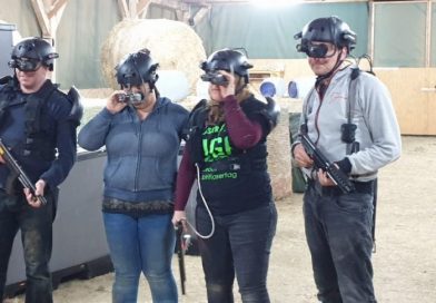 LaZer Action mit Nachtsichthelmen - Lasergame outdoor im Dunklen