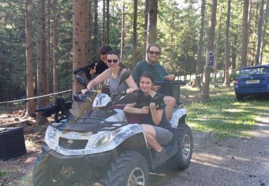 Mit dem Quad in den Wald