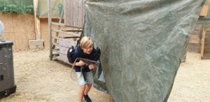 Deckung und Strategie zählen beim Lasergame