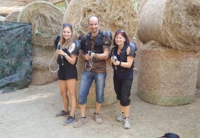 Beim LaZer Live Action Game mutiert Mutti zum Guerilla