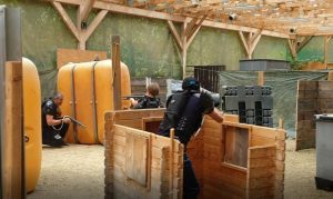 Laser SPiel in der LaZer Arena