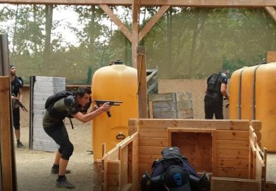 12 Spieler in der Indoor Laser Arena Liebenfels