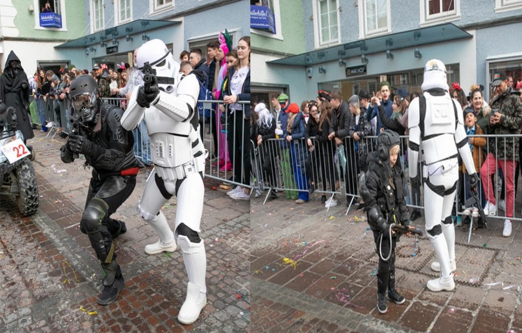 Lazer Live Action am Fasching in St. Veith