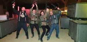 Lasertag Nachtspiel in der Halle in Kärnten