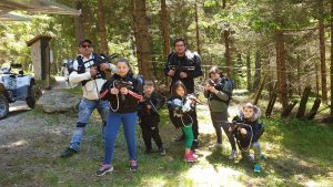 Lasertag outdoor spielen mit der ganze Familie in Kärnten