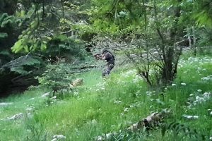 Profis beim outdoor Lasertag in Kärnten