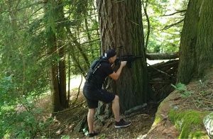 Diese Baum hats hinter sich - Lasertag in Liebenfels Kärnten