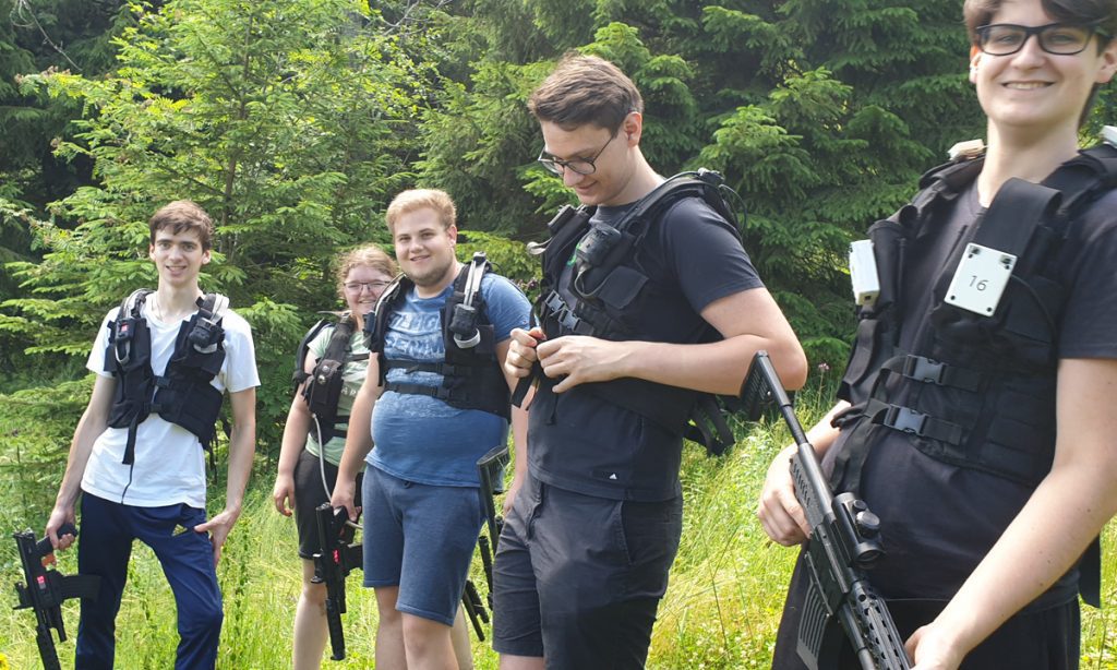 Outdoor Lasertag spielen in Liebenfels / Kärnten