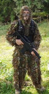 Sniper beim Lasertag Spiel in Liebenfels/Kärnten outdoor