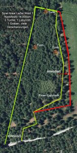 Lasertag Spielareal 1 Karte in Kärtnen/ Liebenfels