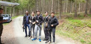 Ready to go - Lasertag outdoor am SPielareal von Lazer Live Action Games in Kärnten