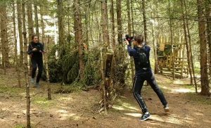 Frontal-Angriff - Lasertag outdoor spielen in Liebenfels/Kärnten