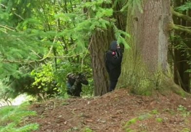 Vorsicht, Gegner von hinten - Lasertag in Liebenfels / Kärtnen