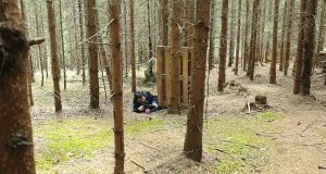 Sniper im Boden - Lasertag in Kärnten