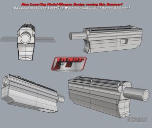Lasertag Waffendesign Elemente - Laser Live Action Games