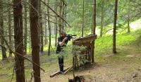 Sniper beim Lasertag outdoor Kärnten